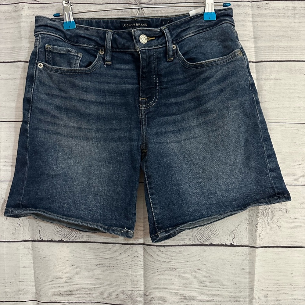 Lucky Brand Dark Blue Jean Shorts